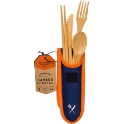 Gentlemen’s Hardware Travel Bamboo Cutlery Set – Bestik