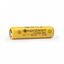 Suprabeam Li-Ion cell 18650 3300 mAh 12.21 Wh/3.7 V til Q5xr – Batteri