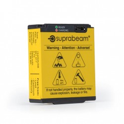 Suprabeam Li-Polymer celle 154250 2800 mAh 10.36 Wh/3.7 V USB til V3pro Rechargeable, V4pro serie – Batteri